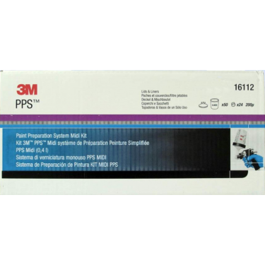 3M 16112 PPS Bechersystem 0,4 Liter / 200&micro; Becher + Deckel inkl. Filter
