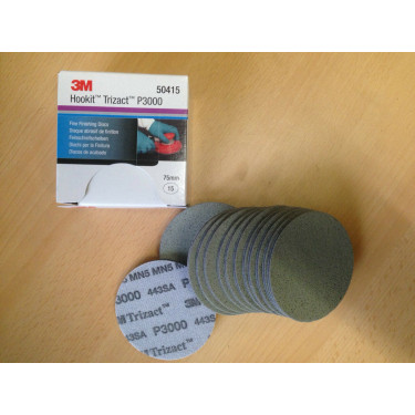 3M 50415 Trizact Feinschleifscheibe P3000 &oslash; 75mm