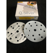 Mirka Q Silver - &empty; 150mm 15 Loch Klett P600