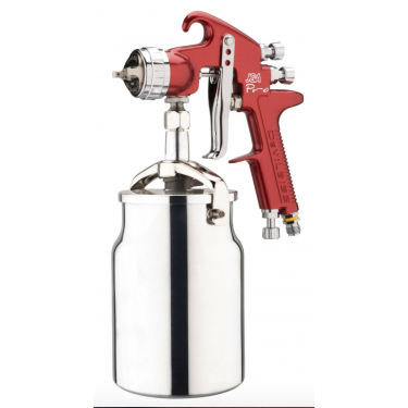 Devilbiss JGA Pro Lackierpistole und Becher Kesselpistole
