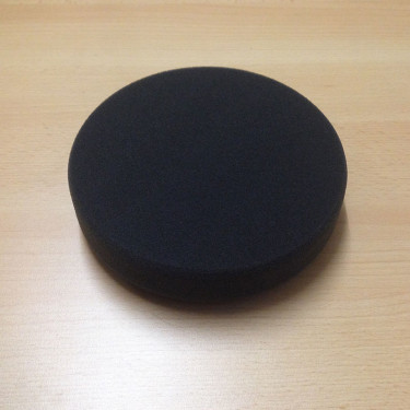 Schaumstoff-Polierpad- schwarz &Oslash; 150mm