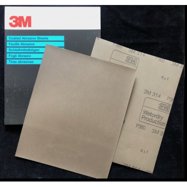 3M 60059 Wetordry 314 Schleifpapier Schleifbogen 230x280mm P360 wasserfest