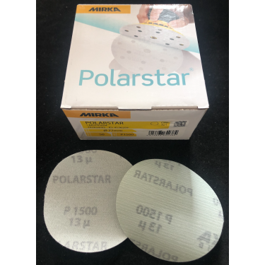 Mirka Schleifscheiben Polarstar &oslash;77mm ungelocht Klett P1500