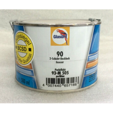 Glasurit Wassermischlack 93-M 505 PERLBLAU 0,5 Liter
