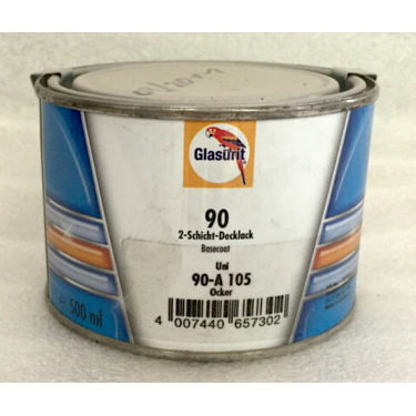 Glasurit Wassermischlack 90-A 105 Uni OCKER 0,5 Liter