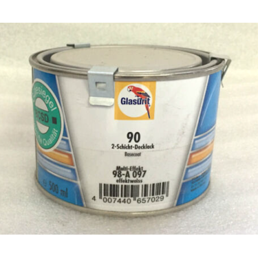 Glasurit 98-A 097 Wassermischlack Multi-Effekt- effektweiss 0,5 Liter