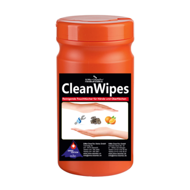 SiMa CleanWipes Reinigende Feuchtt&uuml;cher f&uuml;r H&auml;nde und Oberﬂ&auml;chen