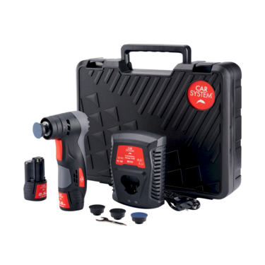 AKTION - CS Vosschemie AKKU BL&Uuml;TENSCHLEIFER CSH-CMS01 SET  mit Schleifbl&uuml;ten