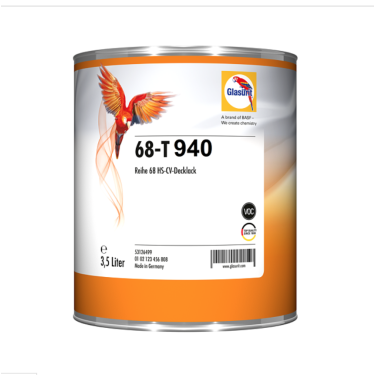 Glasurit 68-T 940 Schwarz 3,5 Liter Reihe 68