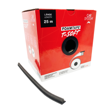 Car System FOAM TAPE T-SOFT Schaumdichtband T-Soft 25m