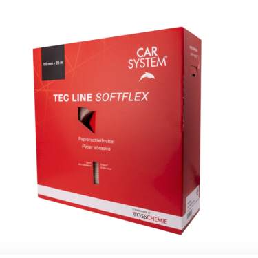Car System TEC LINE SOFTFLEX Papierschleifmittel mit Schaumstoff- Rolle - 115 x 125 mm
