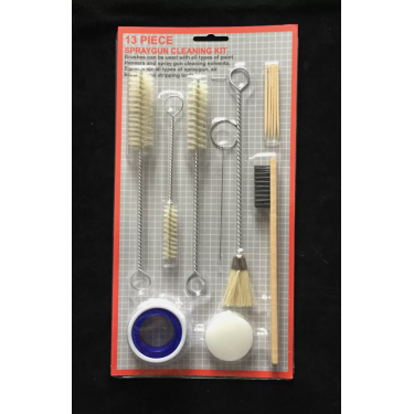 13 tlg. Pistolen Reinigungsset f&uuml;r Lackierpistolen Spraygun Cleaning Set