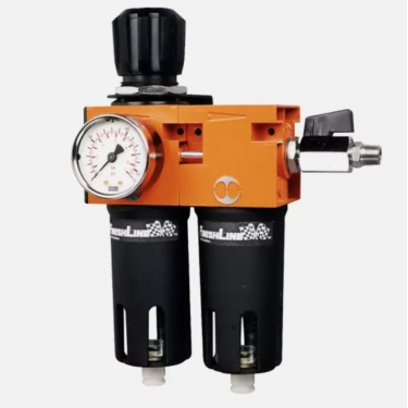 DeVilbiss FLRC-1 Feinfilter Druckluftregler mit Wasserabscheider