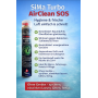 SiMa Turbo AirClean SOS - 750ml Turbo Desinfektion gegen Viren und Bakterien