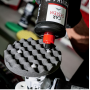 Car System Finish Waffle Foam Black AH  Polier Pad ø 145mm - 2 Stk.